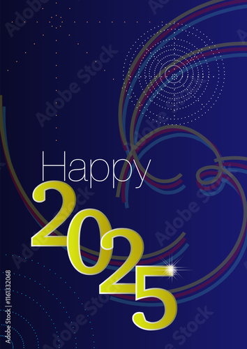 happy new year 2025 flyer