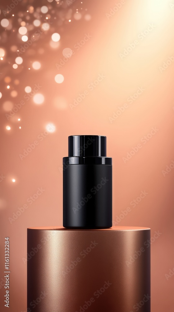 Elegant Glass Bottle of Fragrant Perfume on Minimalist Table Surrounded by Soft Lighting Creating a Luxurious and Inviting Atmosphere in a Chic Setting Elegant Glass Bottle of Fragrant Perfume on Minimalist Table Surrounded by Soft Lighting Creating a Luxurious and Inviting Atmosphere in a Chic Setting