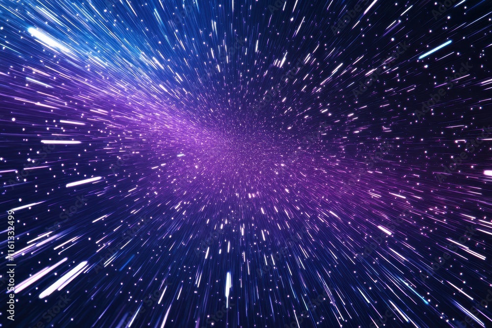 Stars twinkle and streak across a vibrant cosmic background, creating a sense of motion and depth in a rich palette of purples and blues. This starlit scene captures the essence of space. Stars twinkle and streak across a vibrant cosmic background, creating a sense of motion and depth in a rich palette of purples and blues. This starlit scene captures the essence of space.