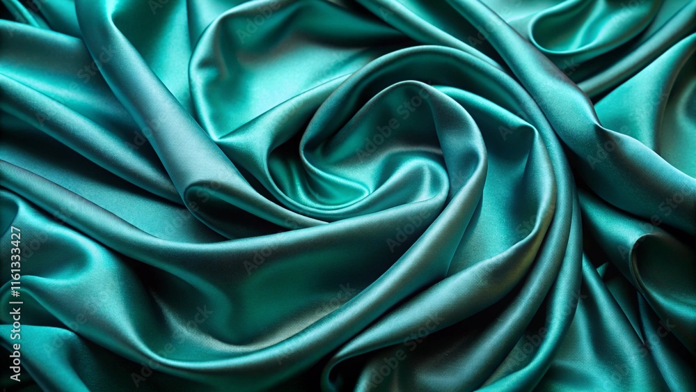 Fototapeta premium Abstract green fabric texture background