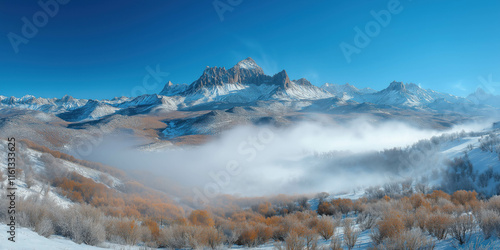 Winter Mountain Panorama