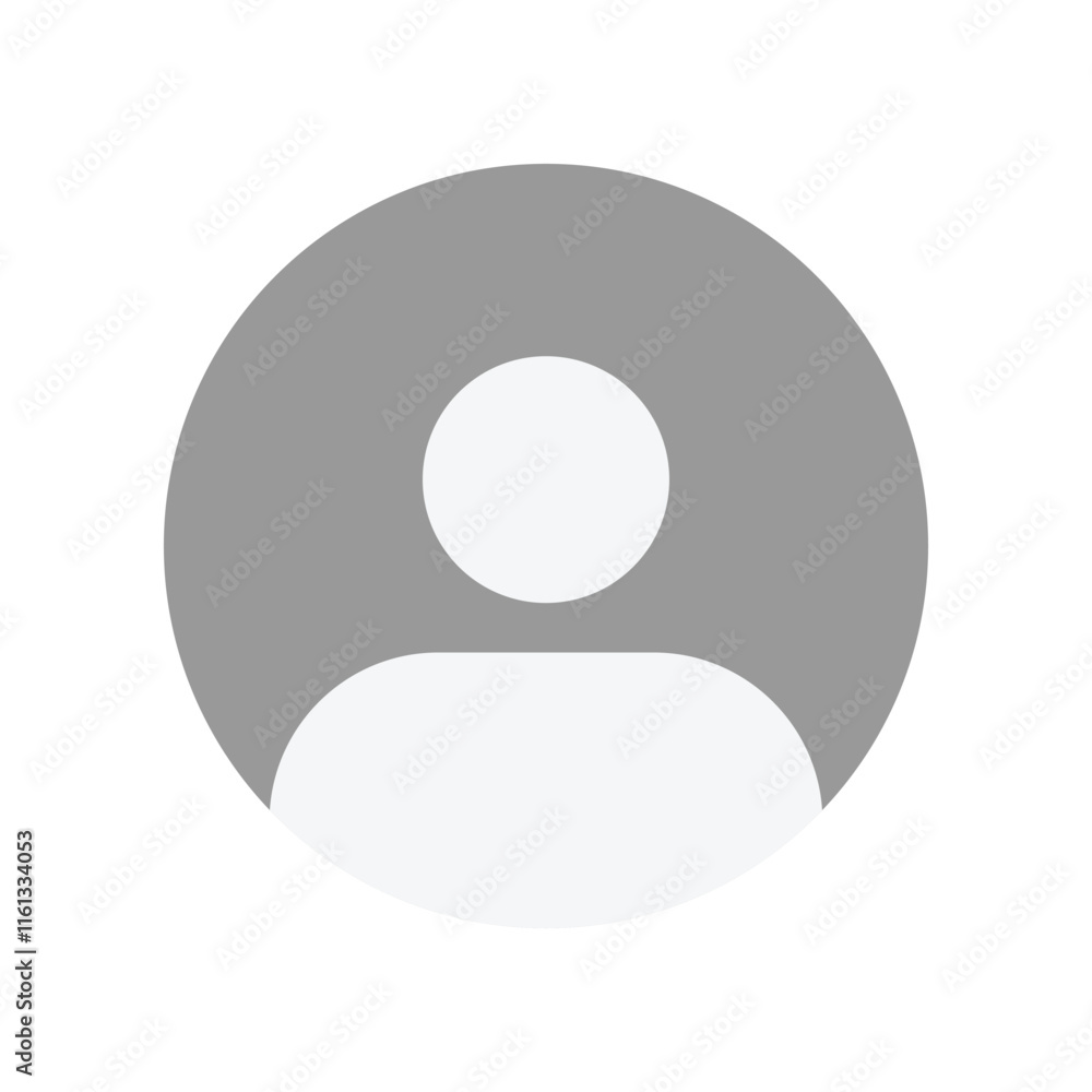 Avatar icon. User profile icon. Gender neutral silhouette Vector illustration. Avatar icon. User profile icon. Gender neutral silhouette Vector illustration.