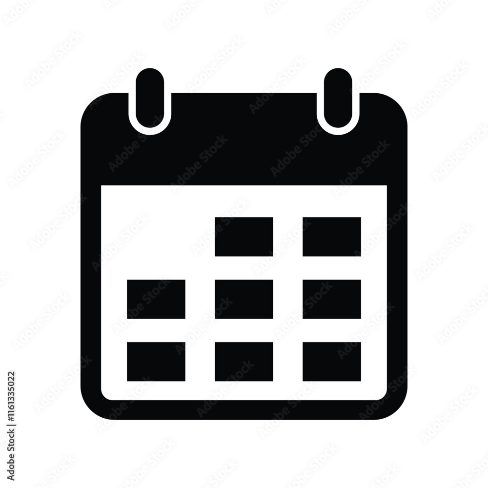 Date Calendar Vector Icon. Calendar Icon for Websites and Graphic Designs. Date Calendar Vector Icon. Calendar Icon for Websites and Graphic Designs.