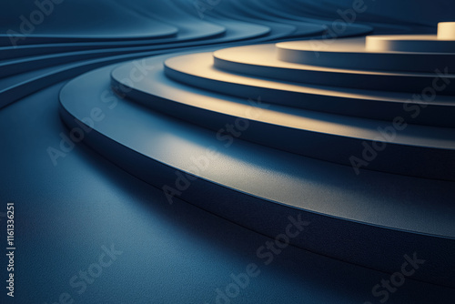 blue linear background