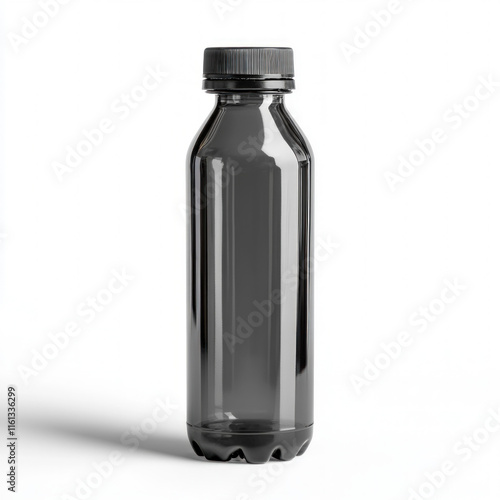 Empty Plastic Bottle Isolated