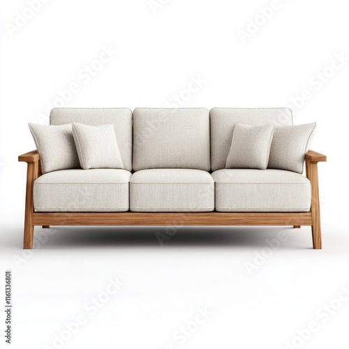 Modern Couch Isolated