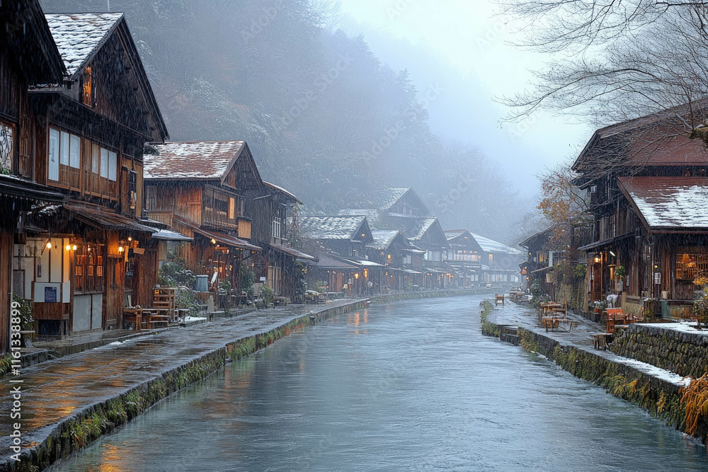 Fototapeta premium Japanese Winter