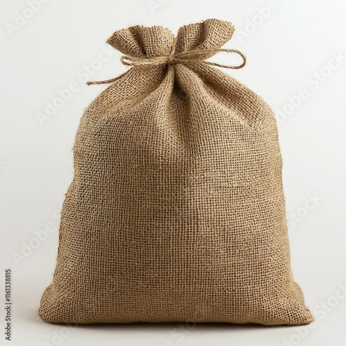 Hessian Bag Isolated
