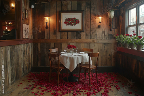 Cozy Candlelit Dinner Table...
