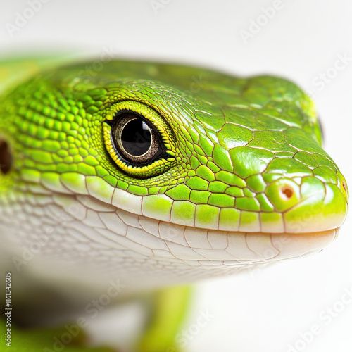 Green Lizard Isolated