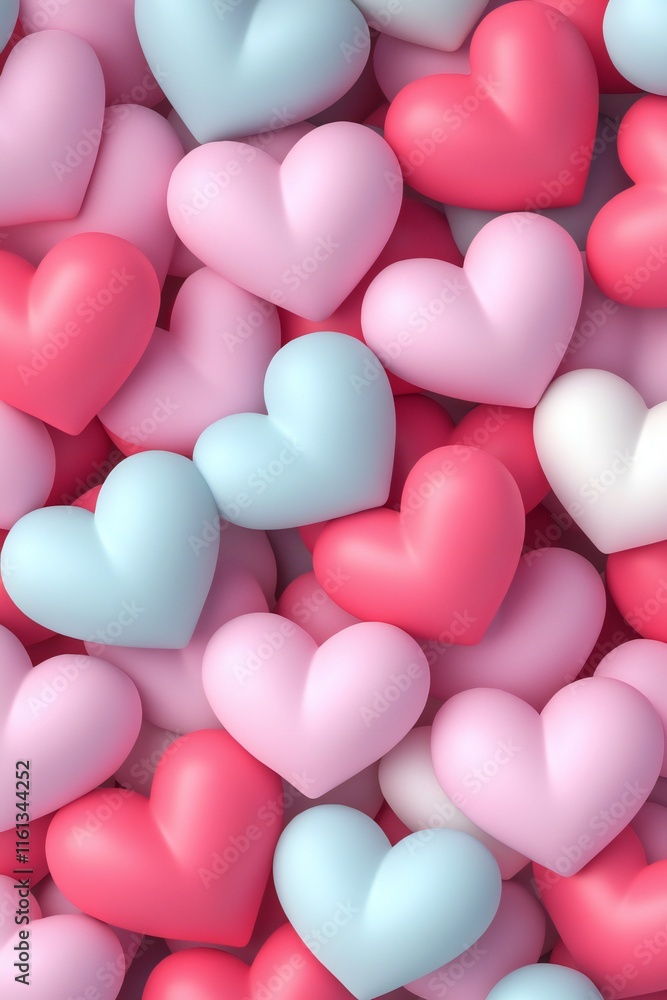 Valentine's Day Romantic Pastel Hearts Background Love Valentine s Wedding Romance Valentine's Day Romantic Pastel Hearts Background Love Valentine s Wedding Romance
