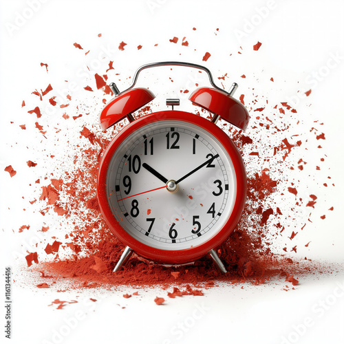 Ringing Alarm Clock Isolated