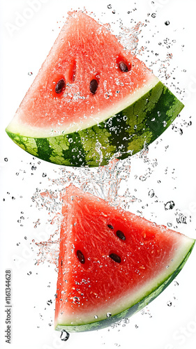 watermelon, fruit, isolated, food, melon, slice, red, healthy, juicy, white, sweet, fresh, ripe, water, green, diet, cut, summer, seed, freshness, dessert, snack, fruits, vegetarian, raw