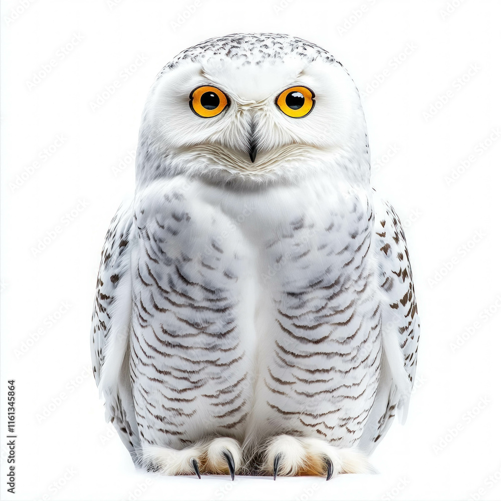Fototapeta premium White Owl Isolated