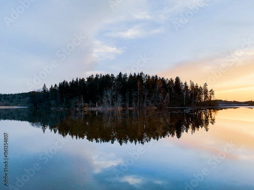 reflection in the water