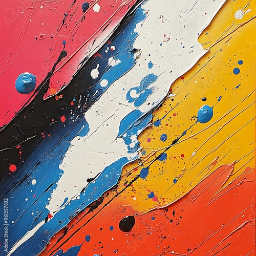 Wallpaper Mural Vibrant Paint Splatter Defining Abstract Art with Unique Visual Background Torontodigital.ca