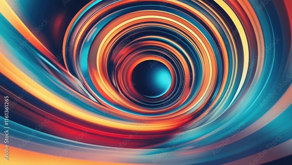 Vibrant Abstract Swirl in Motion Vibrant Abstract Swirl in Motion