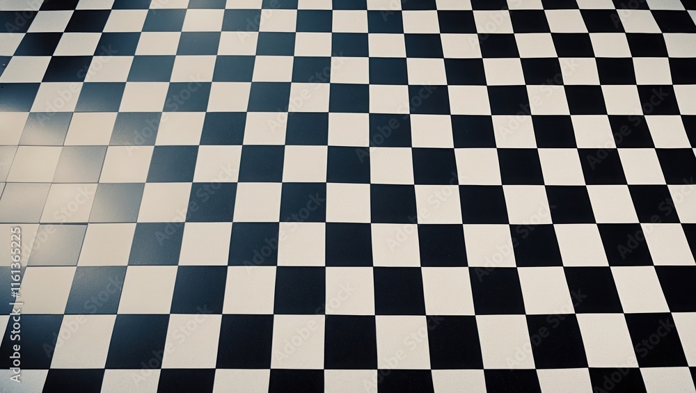 Obraz premium Modern Checkerboard Pattern for Interior Design