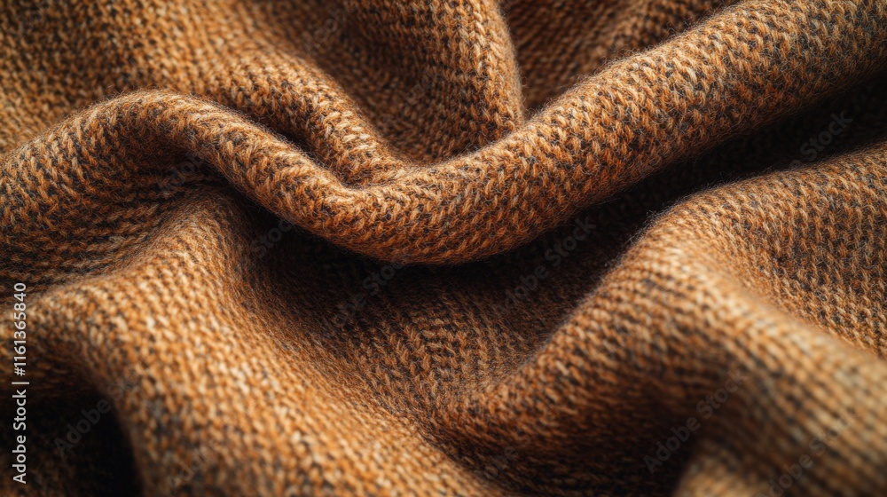 A close up of a brown fabric with a fuzzy texture. The fabric is wrinkled and has a rough feel to it A close up of a brown fabric with a fuzzy texture. The fabric is wrinkled and has a rough feel to it
