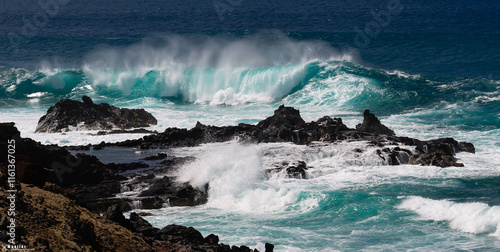 Rapa Nui (EasterIsland) Küste  photo