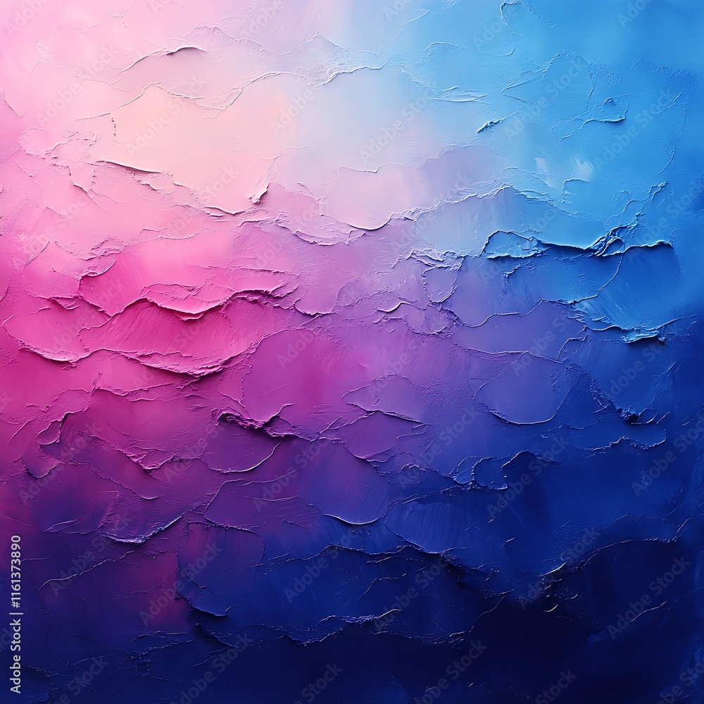 Obraz premium Vibrant Showcasing Textured Abstract Gradient With Radiant Pink and Blue Photo