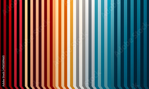 Background design with colorful stripes , pattern, abstract, backdrop, texture, lines, colorful, vibrant, geometric, Multi colored transparent striped background Generative AI
 photo