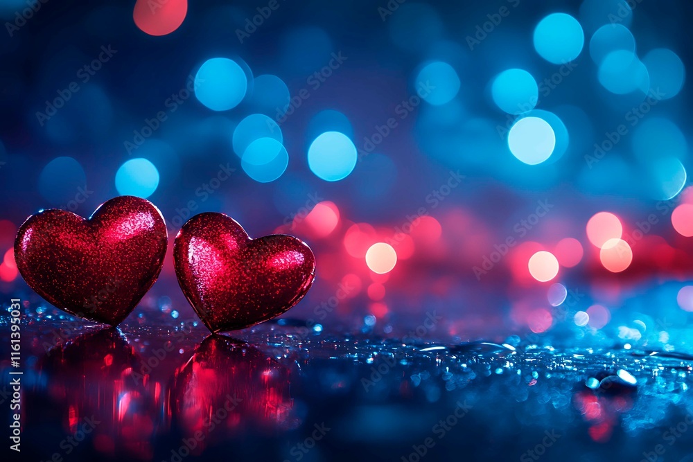 An abstract Valentine's Day background filled with swirling hearts in vibrant reds and pinks, evoking love and romance in a dreamy design. An abstract Valentine's Day background filled with swirling hearts in vibrant reds and pinks, evoking love and romance in a dreamy design.