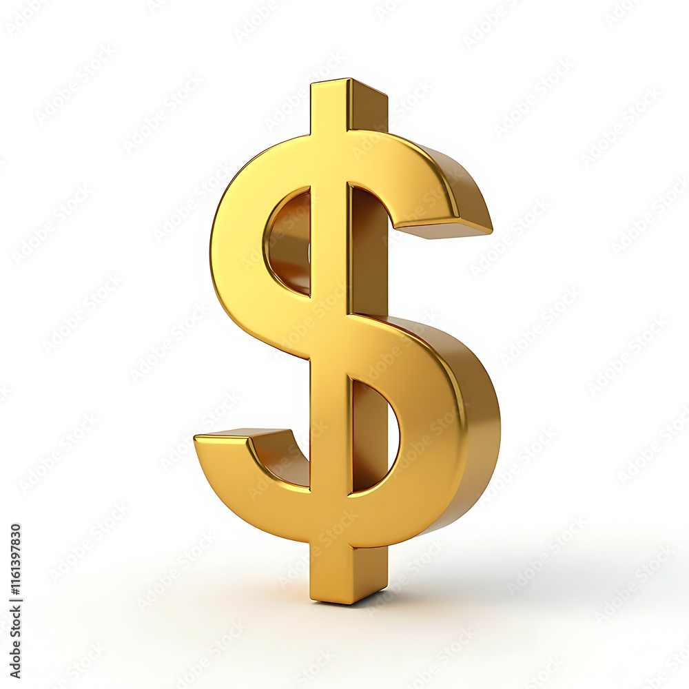 Fototapeta premium golden dollar sign