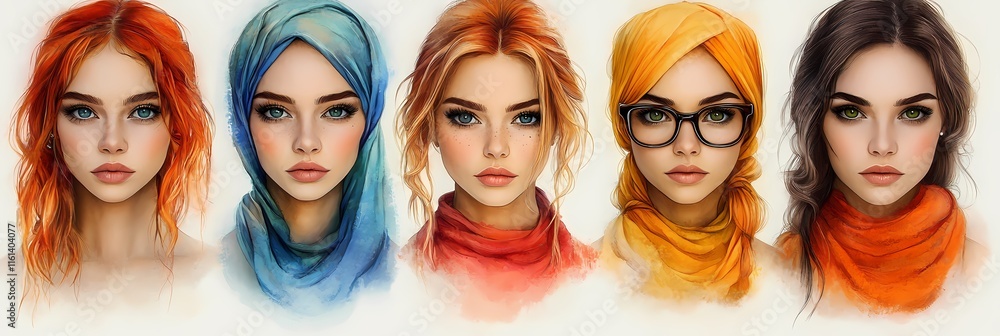Obraz premium Global Sisterhood: Celebrating Diversity on International Women's Day