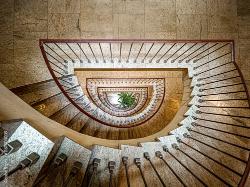 Obraz na płótnie Escaleras de caracol