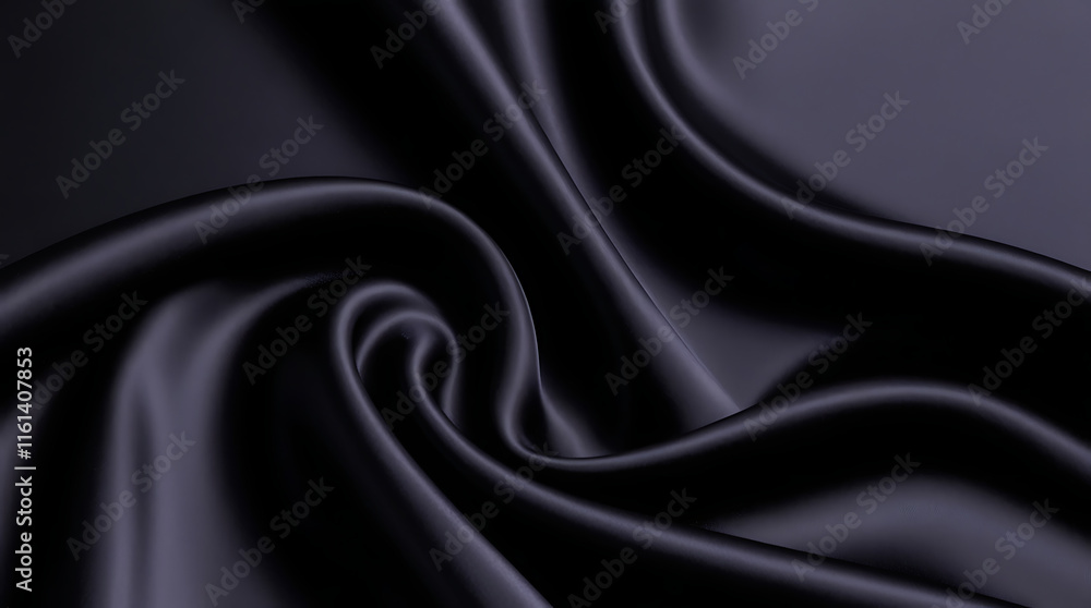 Fototapeta premium Black dark gray purple burgundy red background. Silk satin fabric. Luxury elegant beauty premium rich. Shiny glitter shimmer silky. Drapery fold crease. Christmas birthday Valentine romance festival
