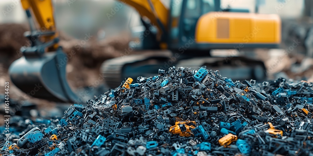 A Pile of Waste from the Construction Site Made Up Entirely
A Pile of Waste from the Construction Site Made Up Entirely
