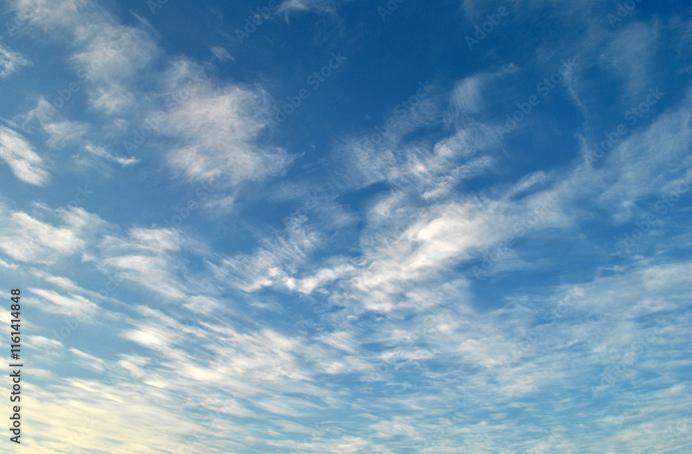 blue sky with clouds