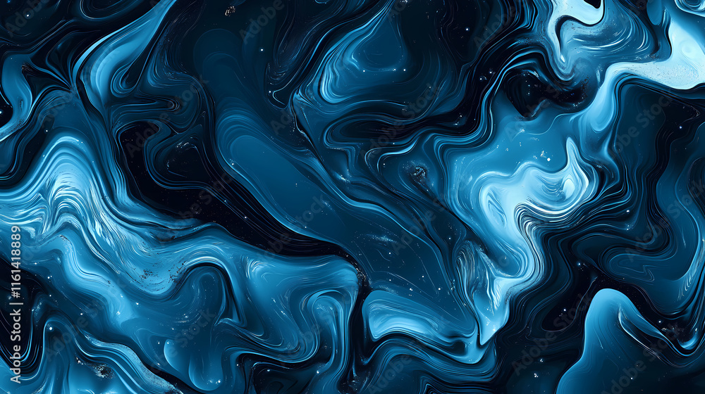 Obraz premium Frozen shadows abstract dark ice patterns conjuring frozen depths. Frostline. Illustration