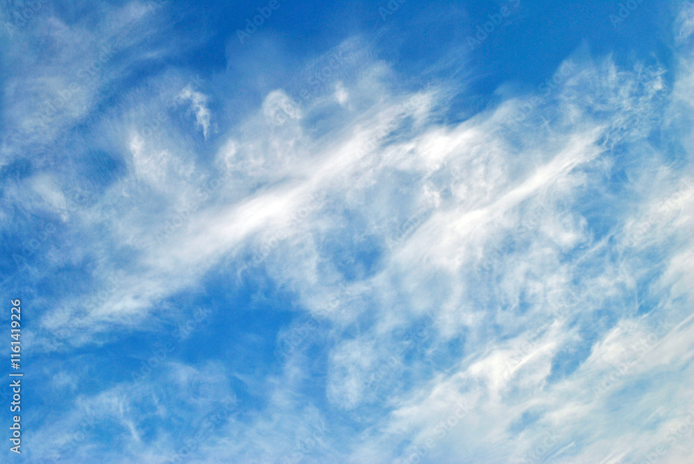 blue sky with clouds