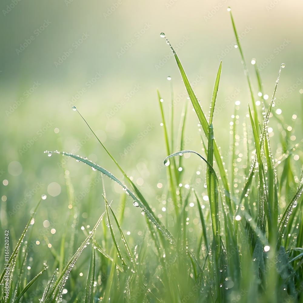 Obraz premium dew on grass