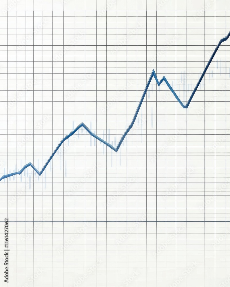 A dynamic upward trend displayed on a financial graph, showcasing growth and progress. A dynamic upward trend displayed on a financial graph, showcasing growth and progress.