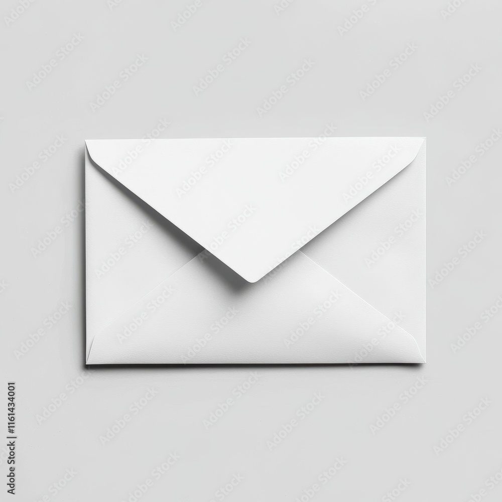 A clean, minimalist white envelope on a light background, symbolizing communication and correspondence. A clean, minimalist white envelope on a light background, symbolizing communication and correspondence.