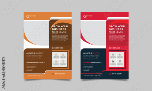Corporate Flyer Template for your business. Professional flyer, Modern flyer template.  very easy to  customize for every file.