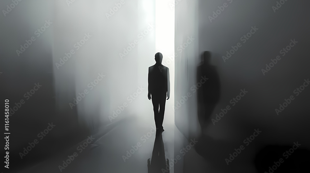 Echoes reverberate in subtle layers of light and shadow, creating a sense of depth and introspection. ideal for abstract and contemplative themes. Reverberate. Illustration Echoes reverberate in subtle layers of light and shadow, creating a sense of depth and introspection. ideal for abstract and contemplative themes. Reverberate. Illustration