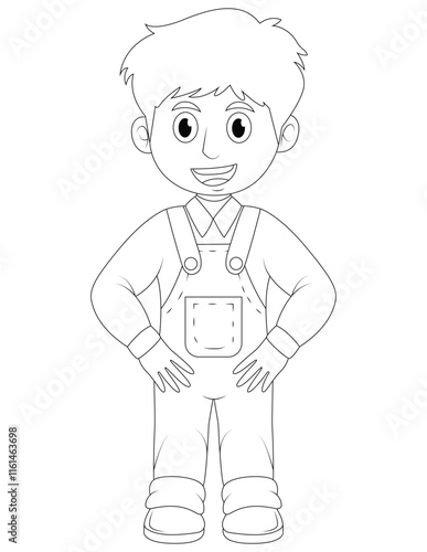 In Canberra, Australia, the child wears a traditional Australian-style outfit, such as a simple version of stockman clothing . traditional Australian outfit coloring page for kids. Australian boy 