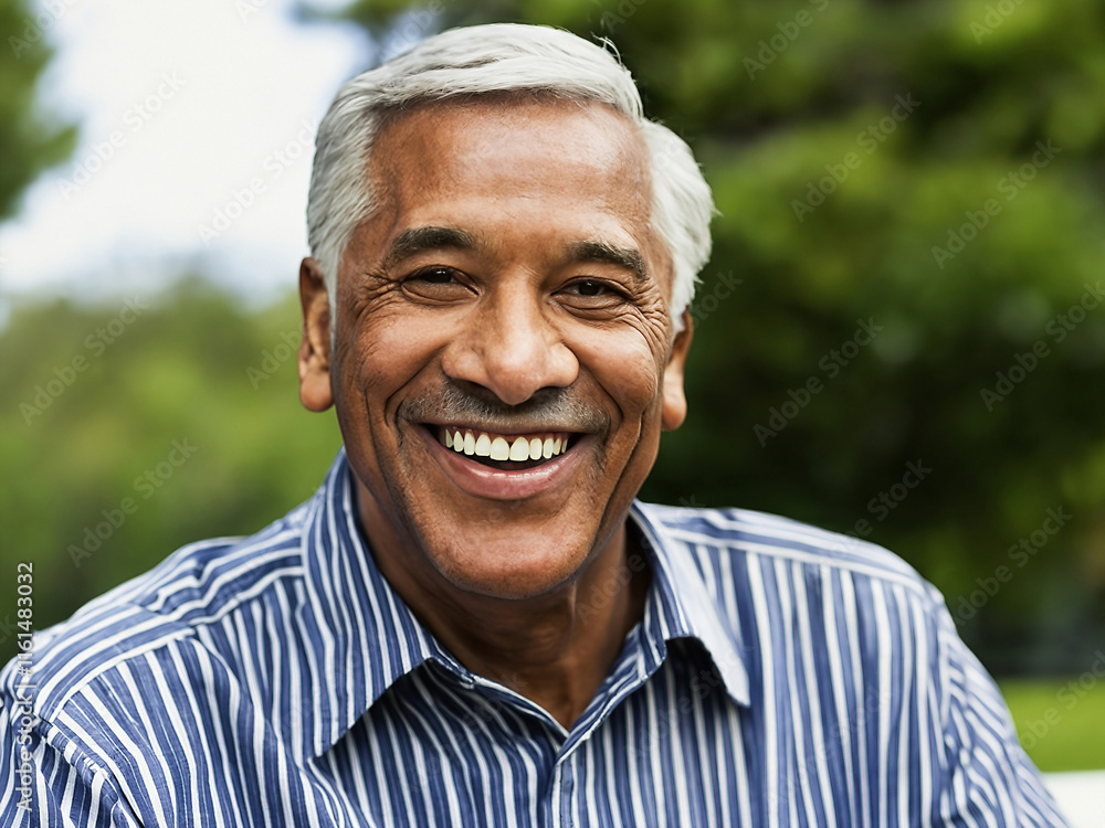 Outdoor portrait of smiling happy senior man. Outdoor portrait of smiling happy senior man.