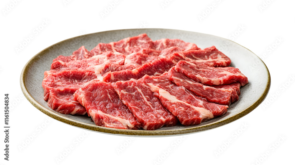 Freshly Sliced Premium Beef for Cooking and Grilling – Ideal for BBQ or Korean BBQ Dishes Freshly Sliced Premium Beef for Cooking and Grilling – Ideal for BBQ or Korean BBQ Dishes