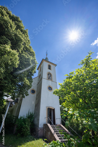 Aussicht bei der Michaelskapelle Unterkrombach – Bruchsal, Landschaftspanorama photo