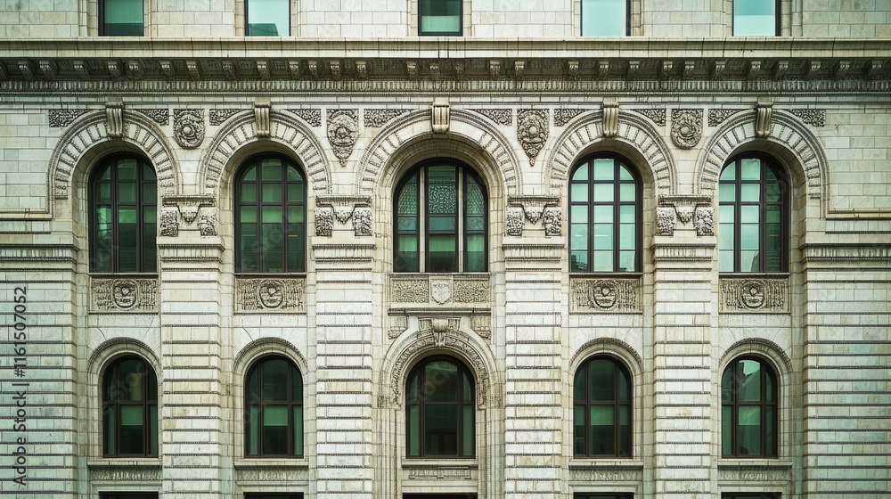 Obraz premium district, power, federal, facade, market, economic, exterior, secure, imposing, presence, landmark, standing, institution, stone, wide-angle, society, finance, monetary, building, circulation, urban, 