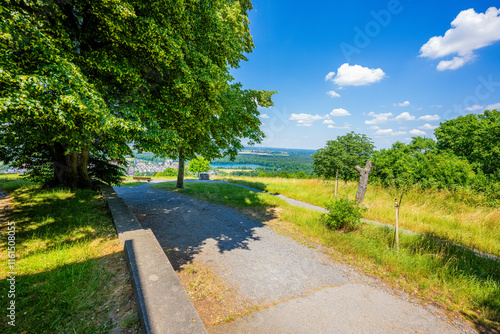 Aussicht bei der Michaelskapelle Unterkrombach – Bruchsal, Landschaftspanorama photo