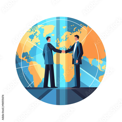 Global Business Handshake photo