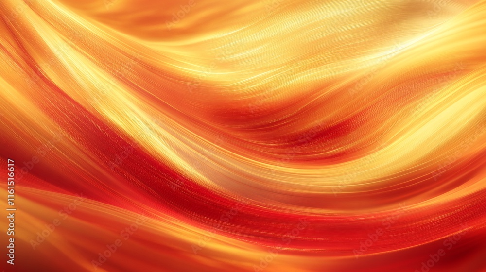 Abstract fiery orange and yellow wave background. Abstract fiery orange and yellow wave background.