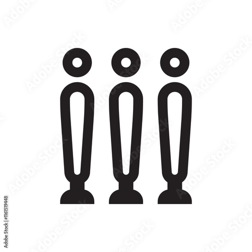 Soccer mannequin flat icon vector design illustration. Soccer free kick training vector design illustration. 