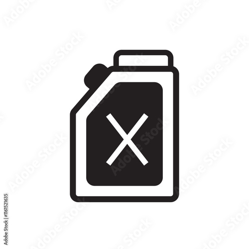 Gas flat icon vector design illustration. Isolated on white background. 